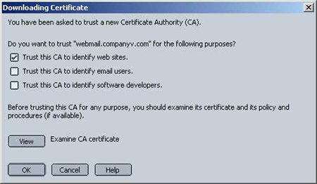 CompanyV secure webmail