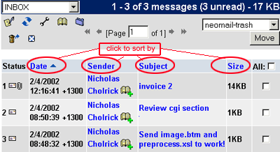 Reading your email