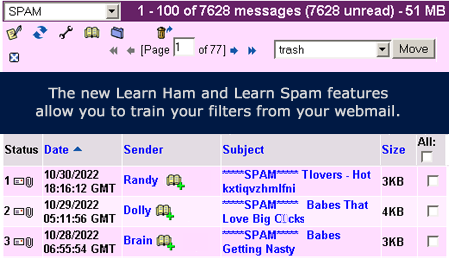 spam folder